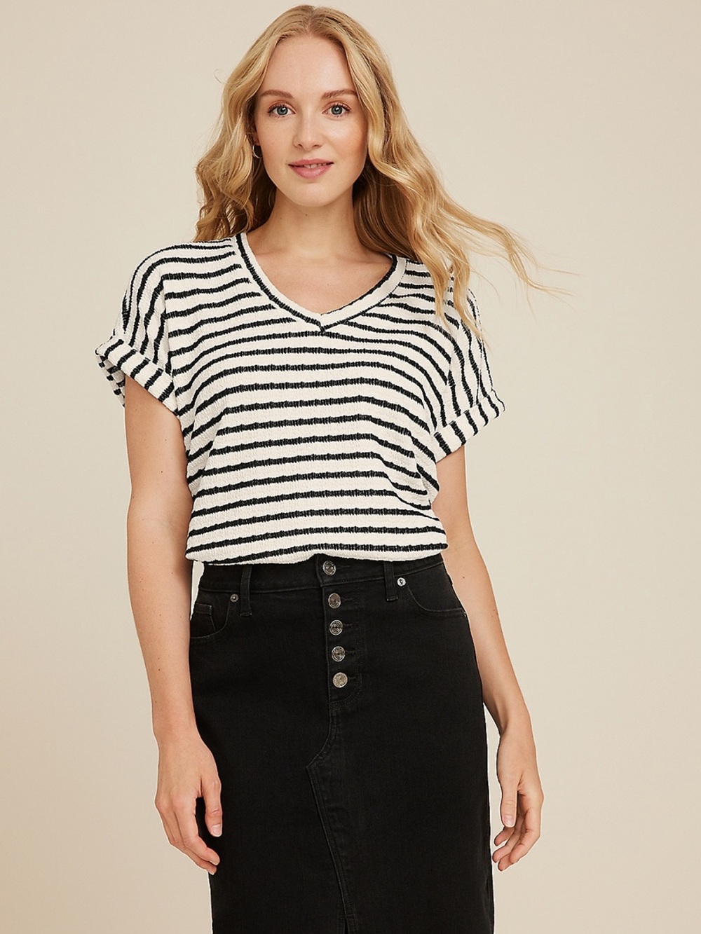 Maurice’s 24/7 Clara Textured Tee